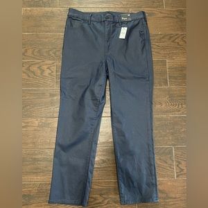 NWT Women’s Express slim super high rise stretchy blue pant size 14R